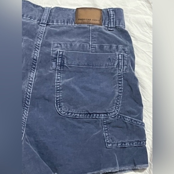 American Eagle Women’s Blue Highest Rise 90s Boyfriend Short Shorts Size 0 - Picture 12 of 14